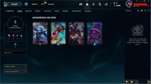 CONTA DIAMANTE 4 70% WINRATE MMR BUFFADO JOGANDO COM MESTRE - League of Legends LOL