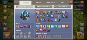 Cv13 Semi Full Th13 + Royale 26 Cartas Full Xp14 Troca Nick - Clash of Clans