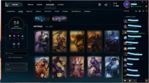 CONTA LOL OURO 3 MMR ALTO. - League of Legends