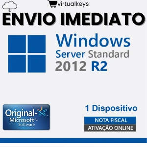 Windows Server 2012 R2 Standard 64 Bits 1 PC - Softwares e Licenças