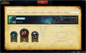 CONTA DE LOL UNRANKED+14 CAMPEÕES+3 SKINS+RUNAS - League of Legends