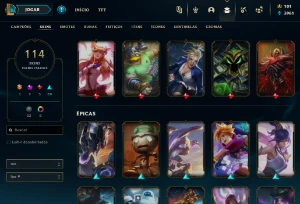 Conta nível 213 ✨ Skin Lux elementalista com borda+ - League of Legends LOL