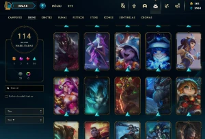 Conta nível 213 ✨ Skin Lux elementalista com borda+ - League of Legends LOL