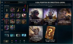 Conta Plat 4 - 162 Skins - League of Legends LOL