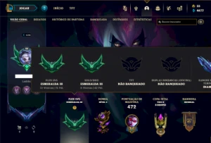 Esmeralda 3 com 125 Champs e 272 Skins + 700k de Vayne - League of Legends LOL