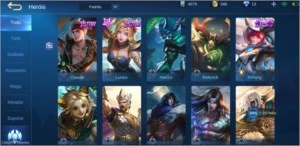 Conta mobile legends