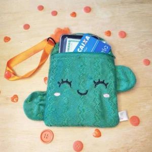 Porta-moedas de cacto - Artesanato e Personalizados