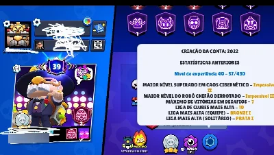 Conta brawl stars 66K, 104/104 BRAWLERS, 40+ HIPERCARGAS,40p