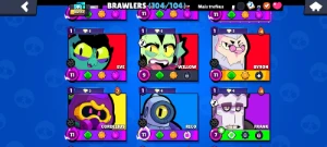 Conta brawl stars 66K, 104/104 BRAWLERS, 40+ HIPERCARGAS,40p