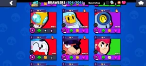 Conta brawl stars 66K, 104/104 BRAWLERS, 40+ HIPERCARGAS,40p