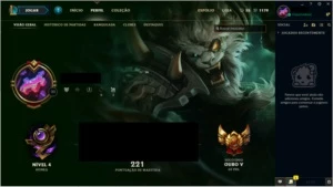 Conta De Lol Gold V - League of Legends