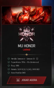 Conta servidor MU-HONOR- 5 Meses de VIP + 10000 HonorCoin - MU Online