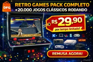Retro Games Pack Completo +20.000 Jogos NÃO PRECISA DOWNLOAD - Softwares e Licenças