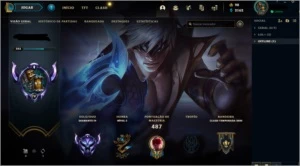 CONTA LOL - D4 - 124 SKINS - 323 LVL - League of Legends
