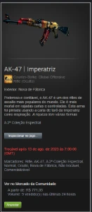 Ak-47 Imperatriz - Counter Strike CS