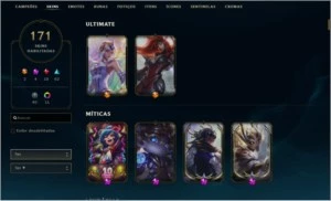 Conta LoL SoloQ Gold III - TFT Plat 4 - League of Legends