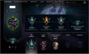 Conta LoL SoloQ Gold III - TFT Plat 4 - League of Legends