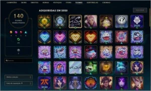 Conta LoL SoloQ Gold III - TFT Plat 4 - League of Legends