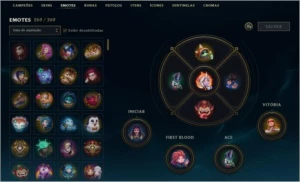 Vendo conta com varias skins - League of Legends LOL