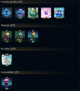 Vendo conta com varias skins - League of Legends LOL