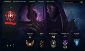 Vendo conta com varias skins - League of Legends LOL