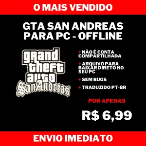 GTA San Andreas PC - Offline - Traduzido PT-BR