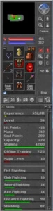 Conta Tibia-RP lvl 57 skills 98-88 e mais 9 char c/ h skills