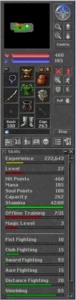 Conta Tibia-RP lvl 57 skills 98-88 e mais 9 char c/ h skills