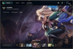 ex mestre & ex diamante & janna vitoriosa - League of Legends LOL