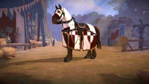 Fantasia de Cavalo: Cavalo de Justa - Albion Online