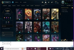 Conta LVL 209,, Skins 149,, Champs 144 - League of Legends: Wild Rift LOL WR