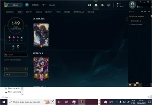 Conta LVL 209,, Skins 149,, Champs 144 - League of Legends: Wild Rift LOL WR