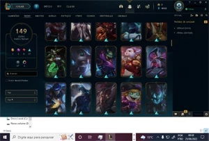 Conta LVL 209,, Skins 149,, Champs 144 - League of Legends: Wild Rift LOL WR
