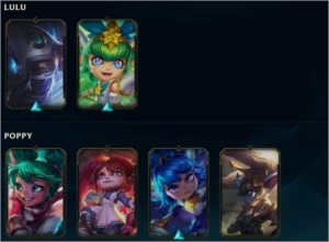 *Conta Main suporte com 95 skins level 315 PLAT 4* - League of Legends LOL