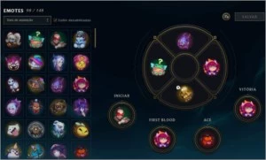 *Conta Main suporte com 95 skins level 315 PLAT 4* - League of Legends LOL