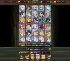 Seven Deadly Sins: Grand Cross- 5700 diamantes+Escanor Light