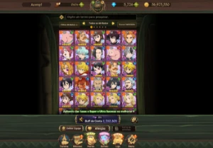 Seven Deadly Sins: Grand Cross- 5700 diamantes+Escanor Light
