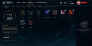 Conta LOL SoloQ G2/TFT G3 - c/ 173 skins c/ e-mail valido - League of Legends