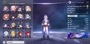 Conta star rail com Loba lvl999 e Evanesia - Honkai: Star Rail