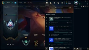Platina 4 com Passe do Mundial - League of Legends LOL