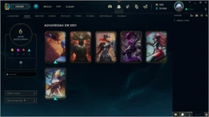 Platina 4 com Passe do Mundial - League of Legends LOL