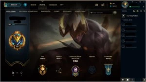 Conta LOL - Level 187, 110 Skins Raras, R$1500 Gasto, Ouro2. - League of Legends