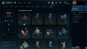 Conta LoL 1390 skins - League of Legends