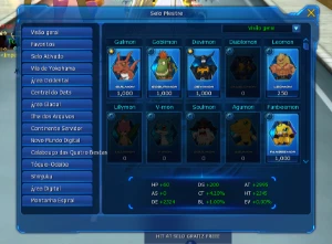 Conta Perfeita  Ladmo Alpha - Digimon Masters Online