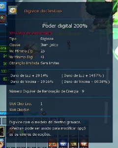 Conta Perfeita  Ladmo Alpha - Digimon Masters Online