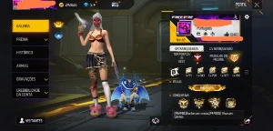 Conta Free Fire focado feminino