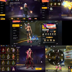 Conta Free Fire focado feminino