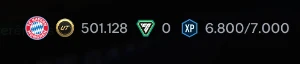 Conta de EA FC 24 com time bom mais 550k de coins - FIFA