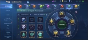Conta Elo MÍTICO - 120 Skins e maioria emblemas no máximo - Mobile Legends