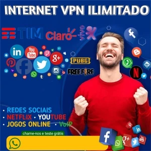 Internet Movel Ilimitada Sem Redução - Redes Sociais